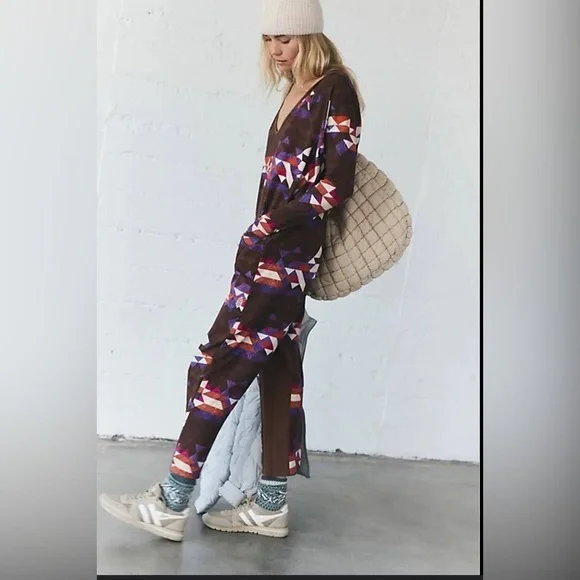 Free People Hot Shot Long Sleeve Printed Onesie - Picture 4 of 12